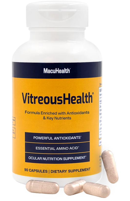Macuhealth VitreousHealth Evidence-Based Eye Supplement - 90 Capsules